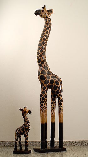 Giraffe aus Holz (ca. 180 cm)