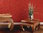 Opiumtisch aus Holz, natur (56x35x40 cm)