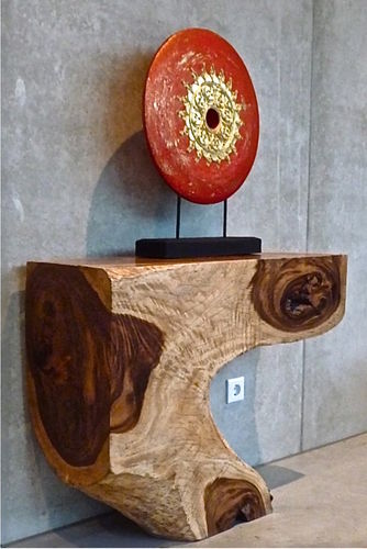 Sideboard aus Akazienholz, L: 87 cm