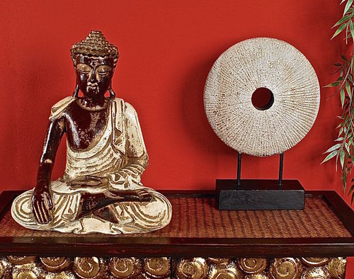 Sitzender Buddha, H: 31 cm, Bhumisparsha Mudra